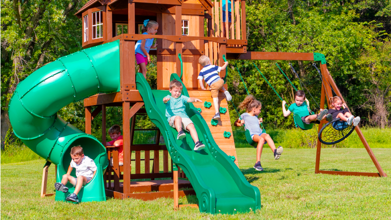 Big kid outdoor store playset